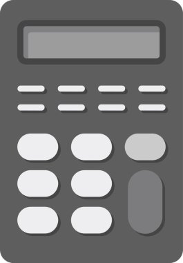 Calculator icon, vector illustration simple design