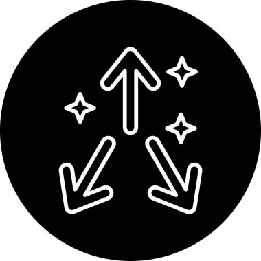 Oklar. Web simgesi basit illüstrasyon