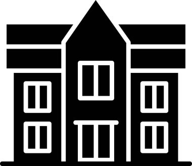 Malikane. Web simgesi basit illüstrasyon