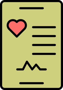 Akıllı telefon simgesinin basit tasarımı, vektör biçimi illüstrasyonu