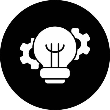 Basit İcat simgesi vektör illüstrasyonu