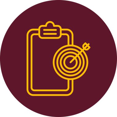 Hedef Simge Vektör Resimleri Beyaz Arkaplanda İzole Edildi 