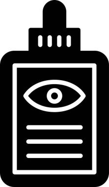 Göz Düşürücü simgesinin vektör çizimi