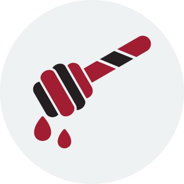 Bal Web simgesi, basit vektör illüstrasyonu