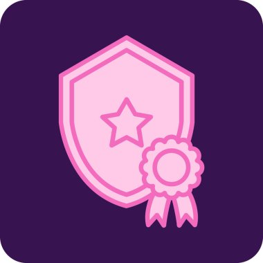 Kalite vektör simgesi modern basit illüstrasyon