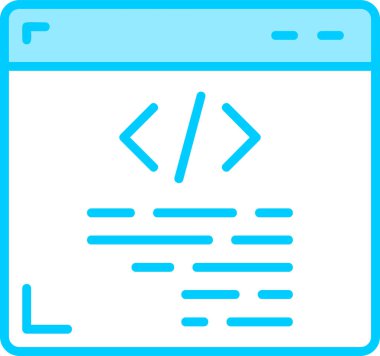 Web sitesi simgesi, vektör illüstrasyonu basit tasarım