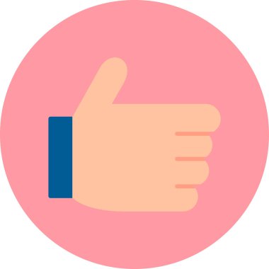 Başparmak yukarı vektör simgesi gibi