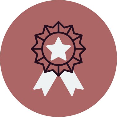 Başarı simgesi, vektör illüstrasyonu