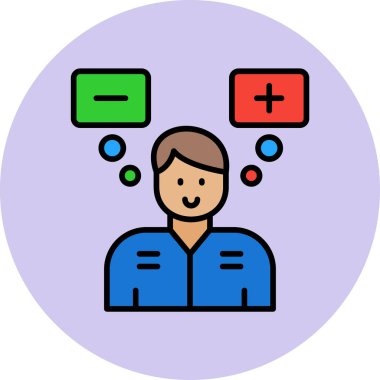 Fizibilite. Web simgesi vektör illüstrasyonu