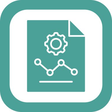 Bir kullanıcı veri sembolünün sanatsal soyut vektör çizimi.