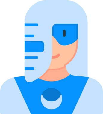 Süper kahraman ağ simgesi, vektör illüstrasyonu