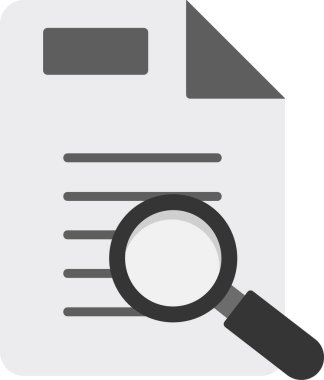 Basit Denetim simgesi. vektör illüstrasyonu