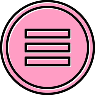 Onunla özdeş. Web simgesi basit illüstrasyon