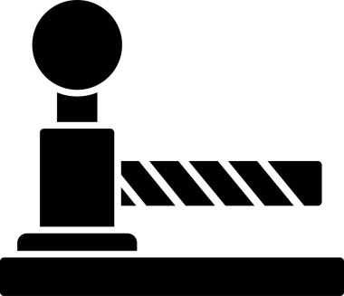 Bariyer ağ simgesi vektör illüstrasyonu