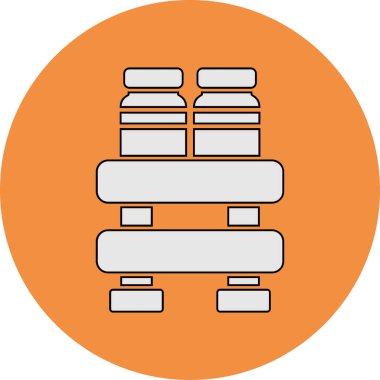 Kutu. Web simgesi basit illüstrasyon