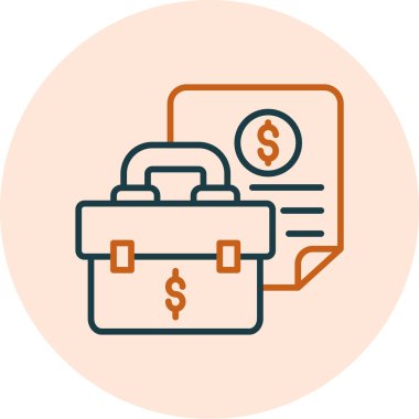 İş Yatırım simgesinin vektör illüstrasyonu