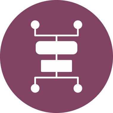 Entrika. Web simgesi basit illüstrasyon