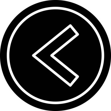 Sembol simgesinden küçük, vektör illüstrasyonu basit tasarım