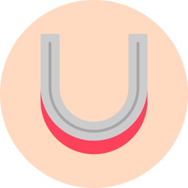 Ağız koruyucusu. Web simgesi basit illüstrasyon