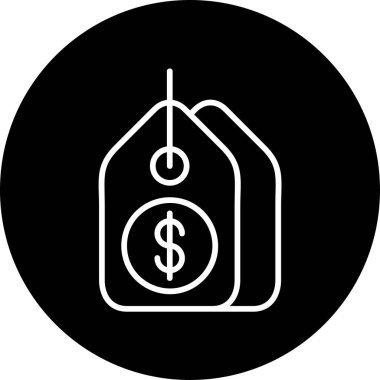 Fiyat etiketi vektör illüstrasyonu 