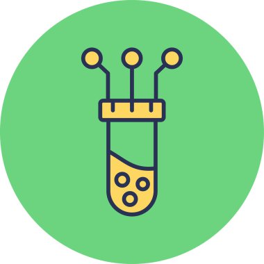 Basit Biyoloji simgesinin vektör çizimi,