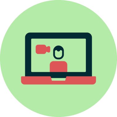 Basit simgeyi karşılama vektör illüstrasyonu