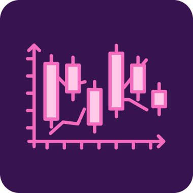 Japon şamdan iş simgesi vektörü