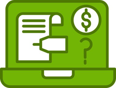 Basit bankacılık ve finans vektör illüstrasyonu