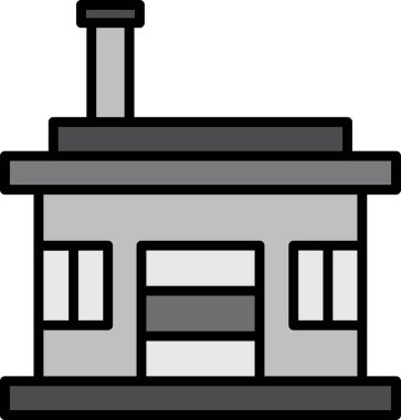 ev web simgesi basit illüstrasyon 