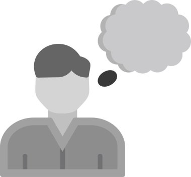 Hayal kurma web simgesi, basit vektör illüstrasyonu