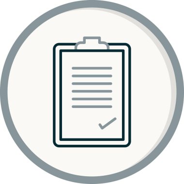 Web kullanımı için uygun bir kontrol listesi sembolü çizimi.