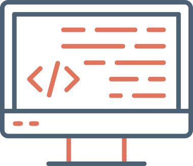 Web simgesi programlaması basit illüstrasyon