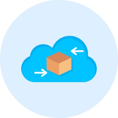 Bir kullanıcı veri sembolünün sanatsal soyut vektör çizimi.