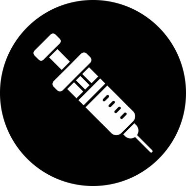 Panzehir enjeksiyonunun vektör görüntüsü, tıbbi tedavi