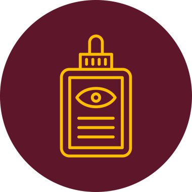 Göz Düşürücü simgesinin vektör çizimi