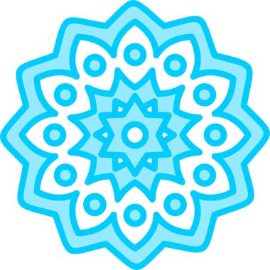 İyileşmek için kutsal mandala 'nın ana hatlarını çiz.