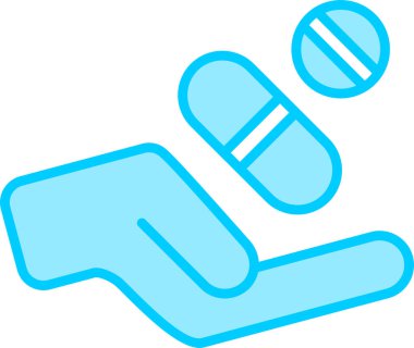 uyuşturucu ve hap ikonu vektör illüstrasyonu