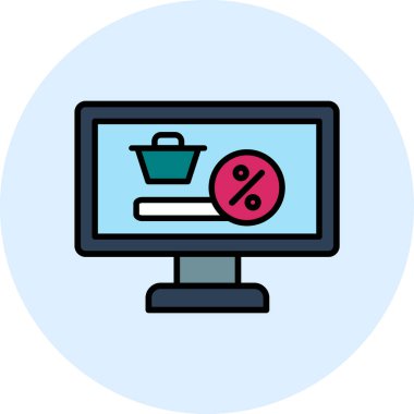 - İnternet. Web simgesi basit illüstrasyon