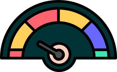 hız dometresi vektör illüstrasyonuName