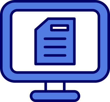 Basit Uygulama simgesinin vektör çizimi