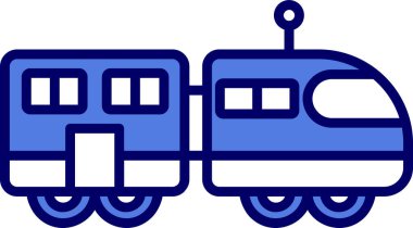 Web simgesi tren, illüstrasyon vektör  