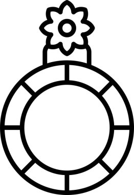 halka ağ ikonu vektör illüstrasyonu 