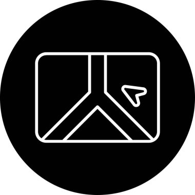 Basit Web Gezgin simgesi vektörü