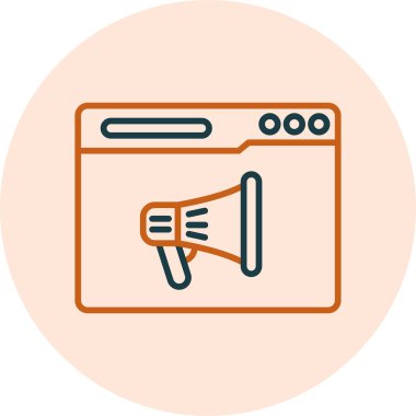 Sohbet mesajı vektör illüstrasyonu