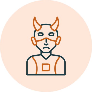 Mutant ağ simgesi vektör çizimi