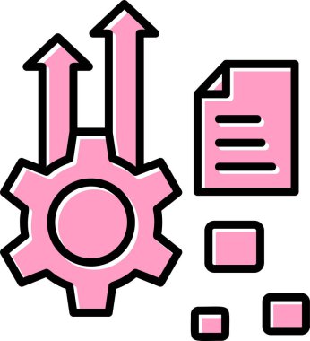 Web simgesi vektör illüstrasyonunu yükselt