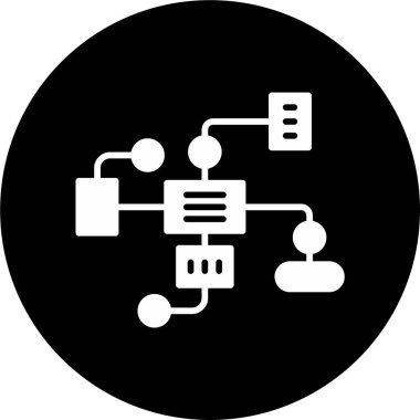 Şebeke. Web simgesi basit tasarım 