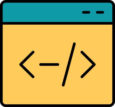 Tarayıcı modern simgesinin vektör illüstrasyonu