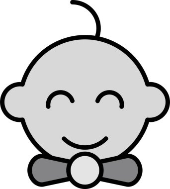 Bebeğim. Web simgesi basit tasarım 