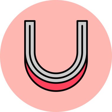 Ağız koruyucusu. Web simgesi basit illüstrasyon